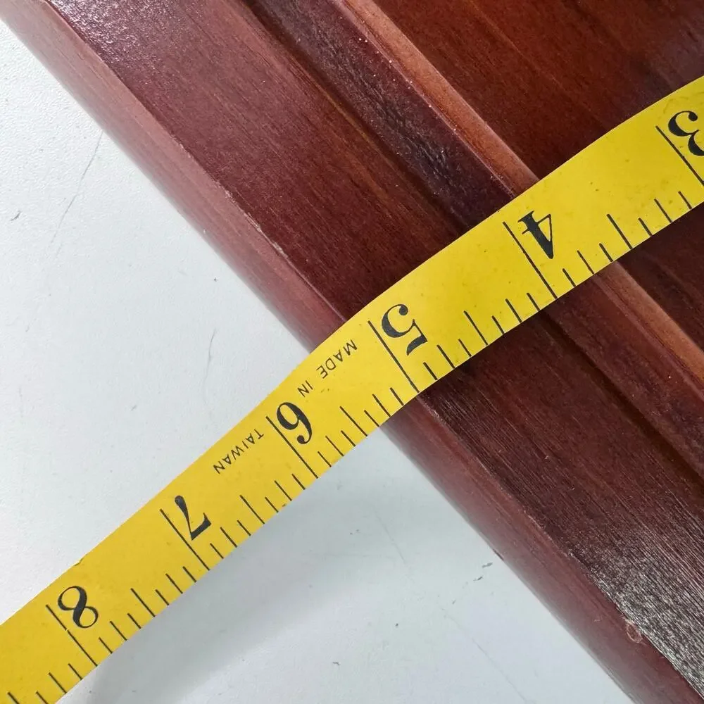 Vintage Wooden Candle Wall Sconces 15” Tall Primitive